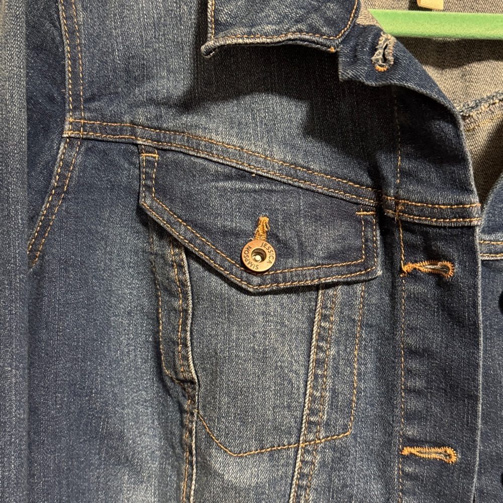 Jessica Simpson Blue Pixie Denim Jacket - image 3